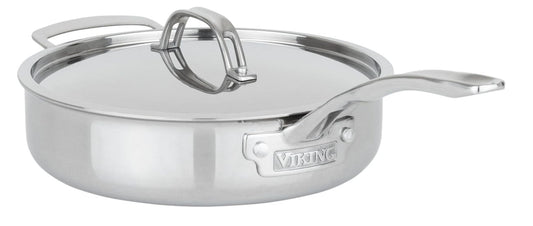 Viking PureGlide Non-Stick 3-ply Saute Pan, 4.5 Quart with Helper Handle