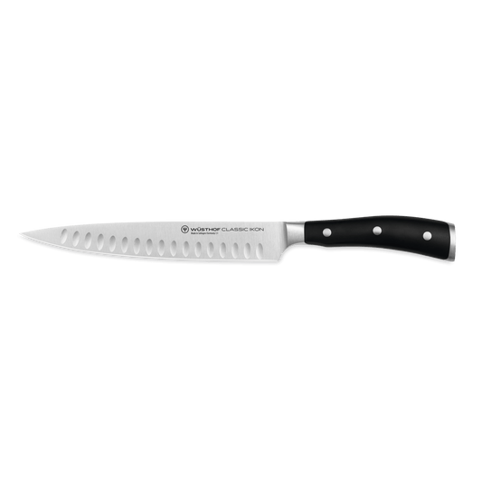 Wusthof Classic Ikon Hollow Edge Carving Knife - 8"
